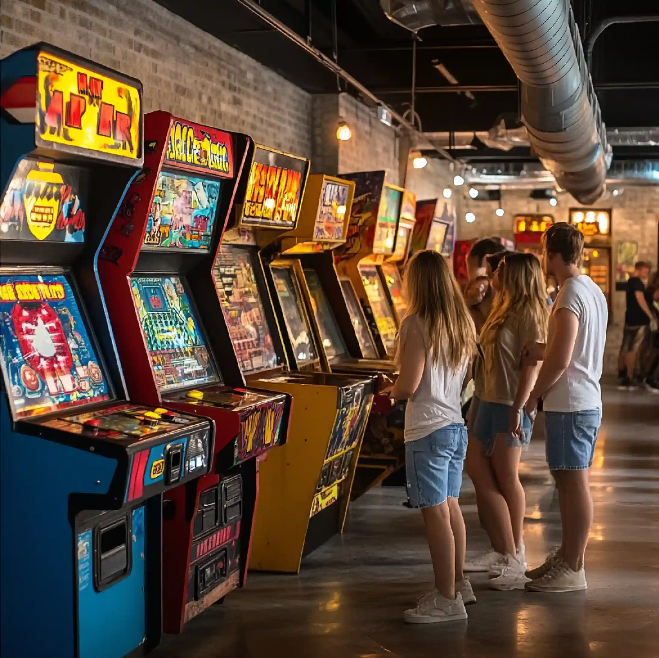 Modern pachinko facility